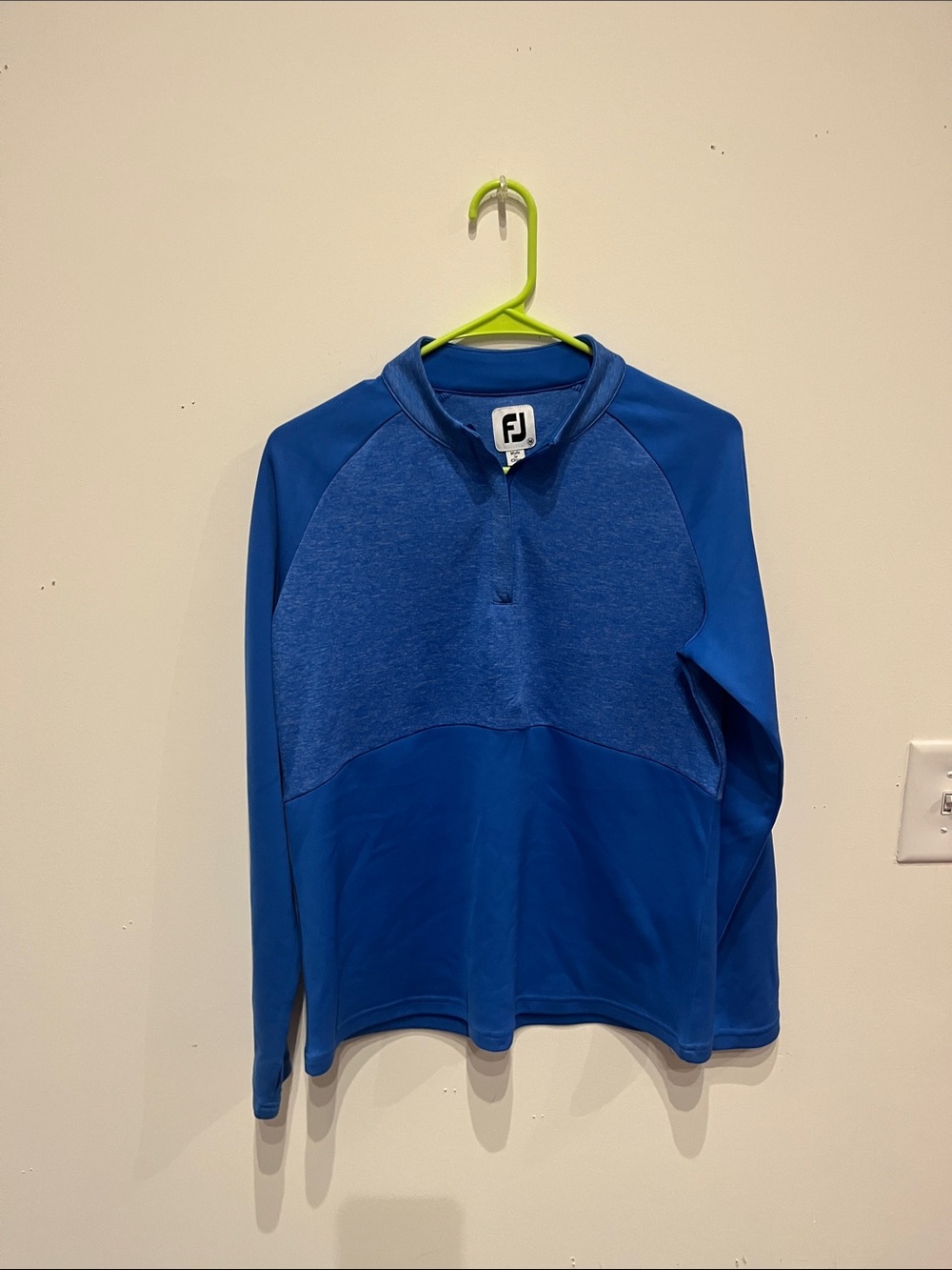 Women’s Blue Long-Sleeve FOOTJOY Quarter-Zip Top